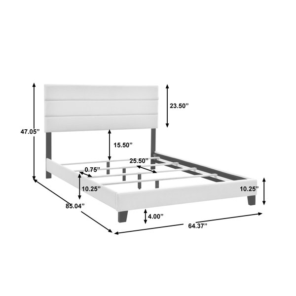 Zipcode Design™ Ronald Upholstered Low Profile Standard Bed & Reviews Wayfair